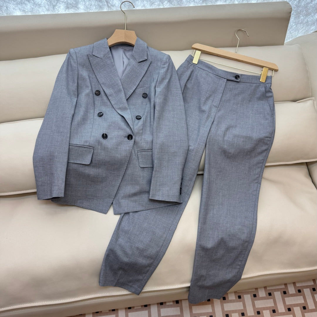 MAX MARA 25S SET VEST BLAZER 012