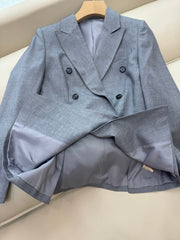MAX MARA 25S SET VEST BLAZER 012