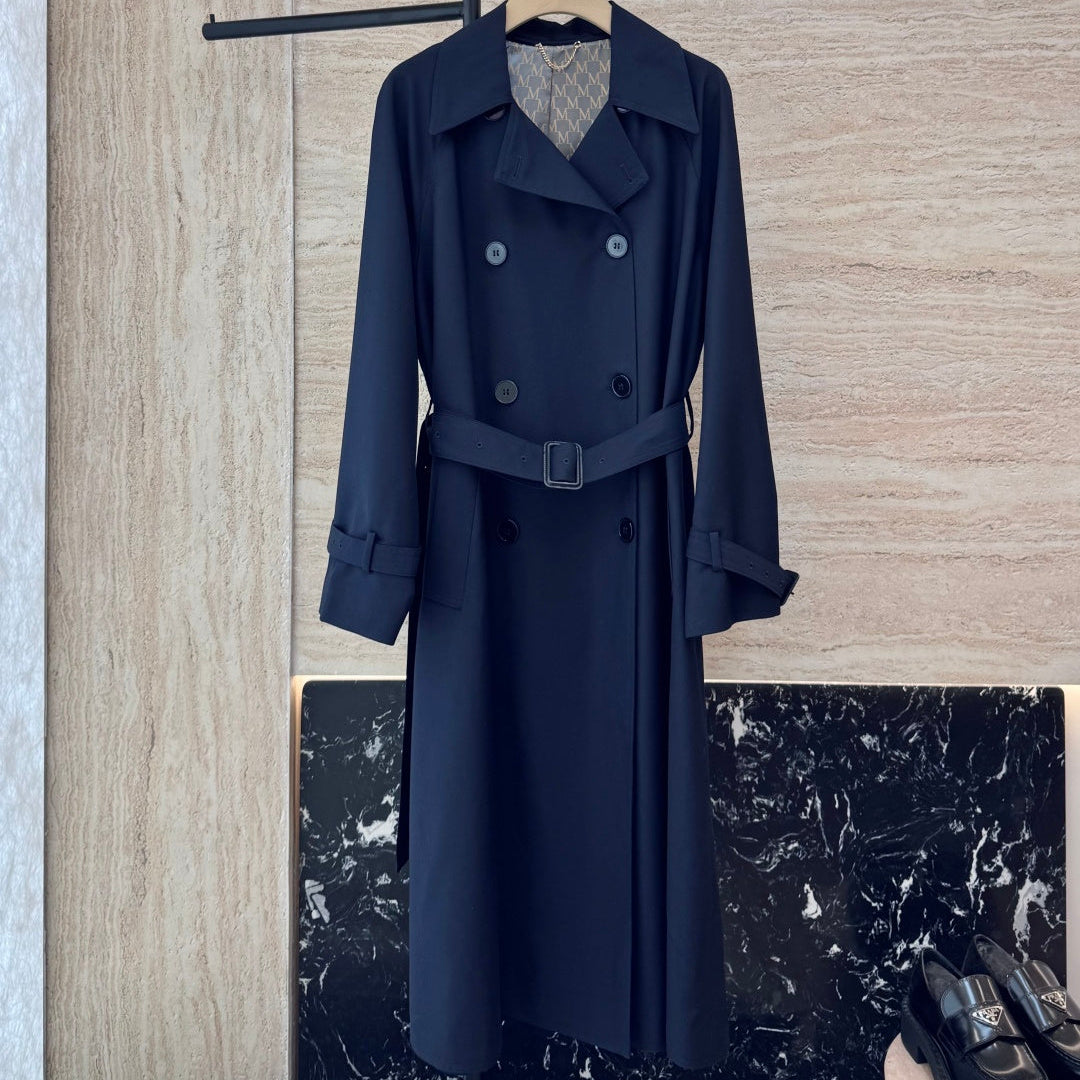 MAX MARA 25S DOUBLE-BREASTED LONG COAT 017