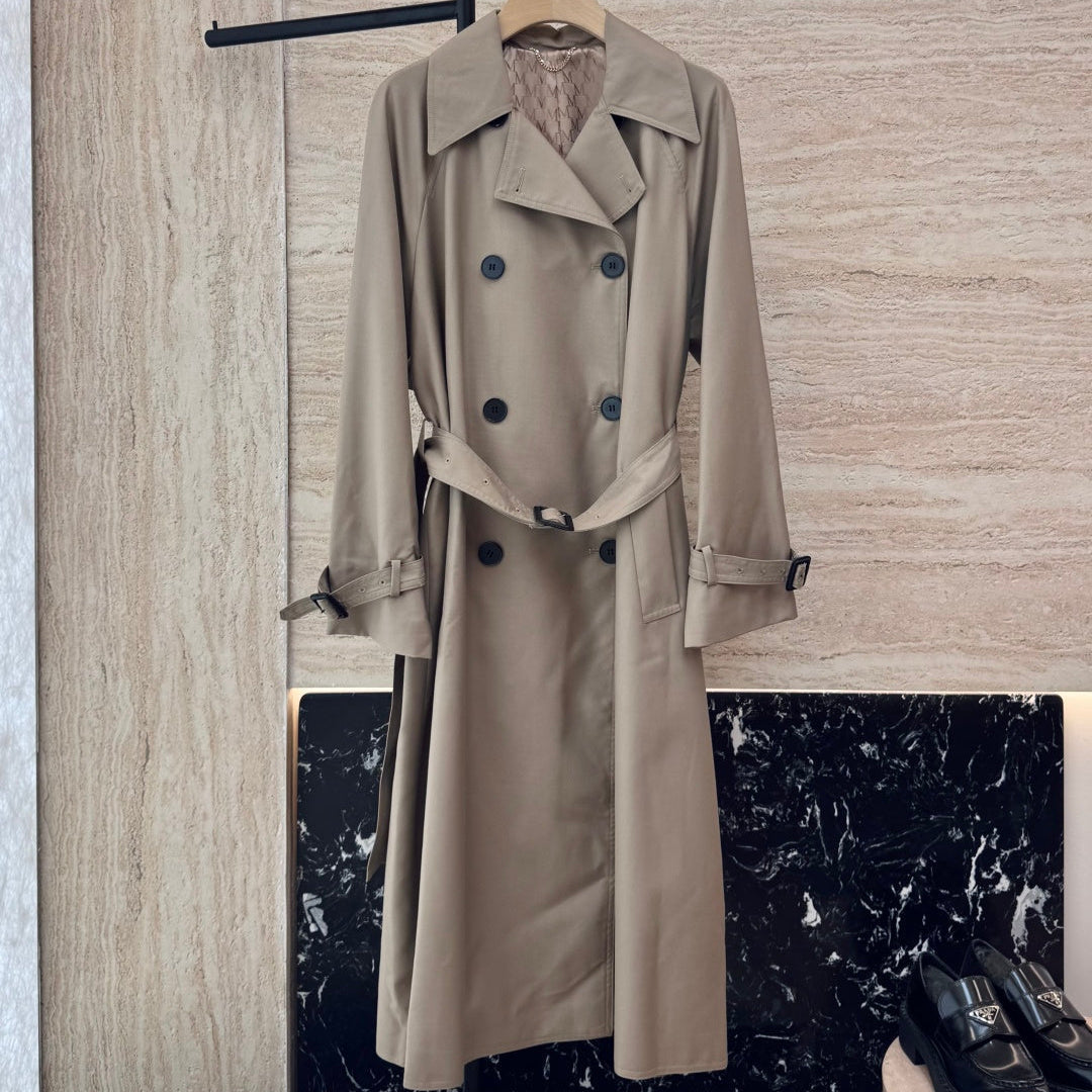 MAX MARA 25S DOUBLE-BREASTED LONG COAT 016