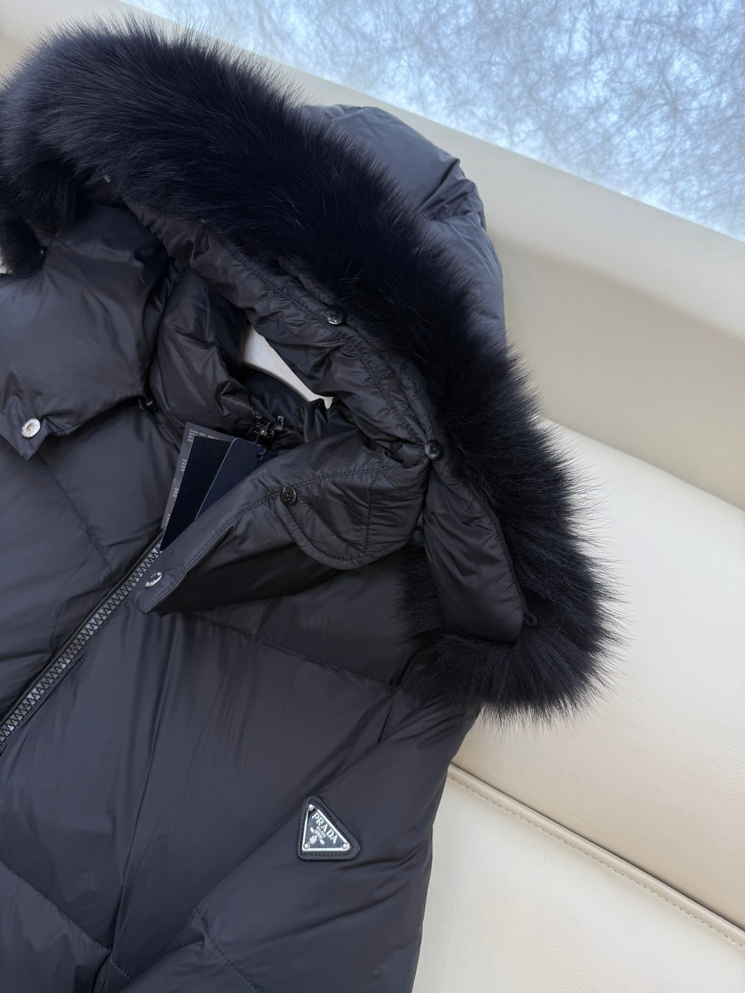 PRADA 25S LONG PUFFER JACKET 521