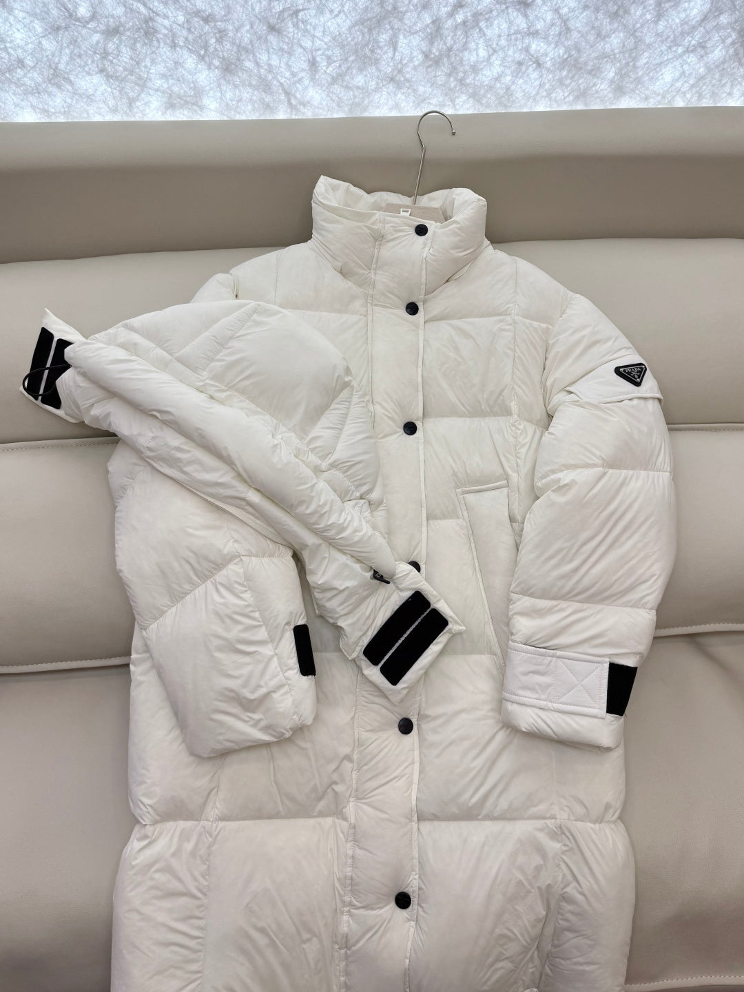 PRADA 25S LONG PUFFER JACKET 520