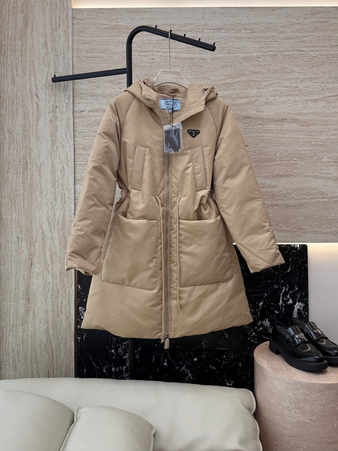 PRADA 25S LONG PUFFER JACKET 539