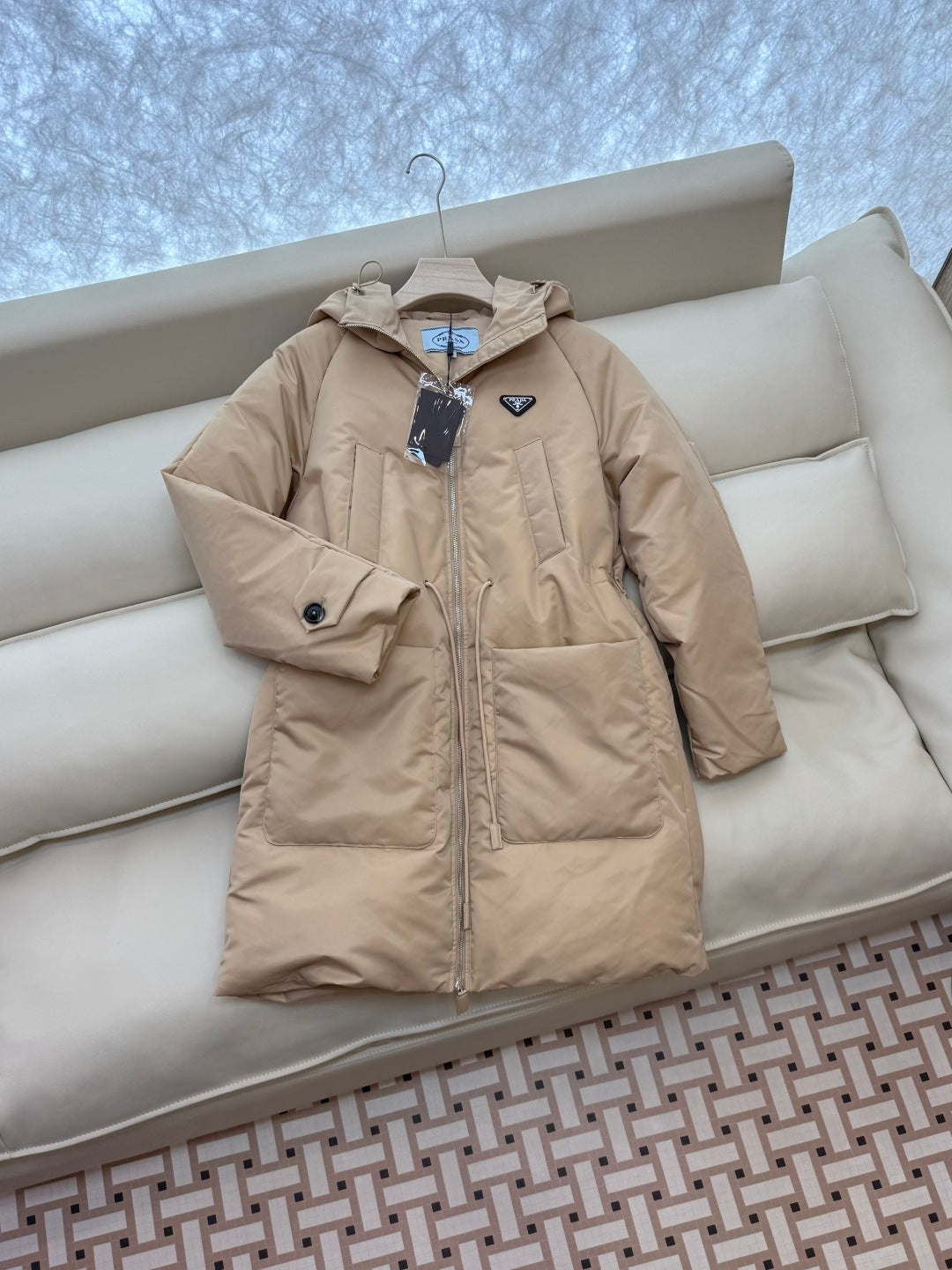 PRADA 25S LONG PUFFER JACKET 539