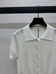 CELINE 25S POLO NECK CARDIGAN 264100