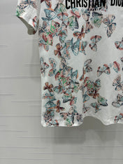 Dior 25C T-Shirt Papillon multicolore Pattern 228799