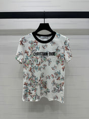 Dior 25C T-Shirt Papillon multicolore Pattern 228799