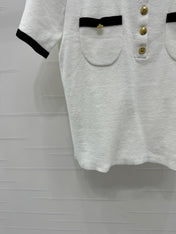 CELINE SHORT SLEEVE SWEATER 269457