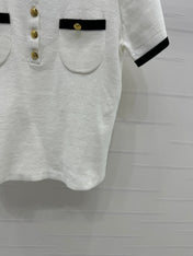 CELINE SHORT SLEEVE SWEATER 269457