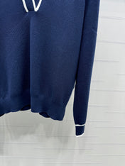 GUCCI V-NECK LONG-SLEEVE KNIT SWEATER 274823