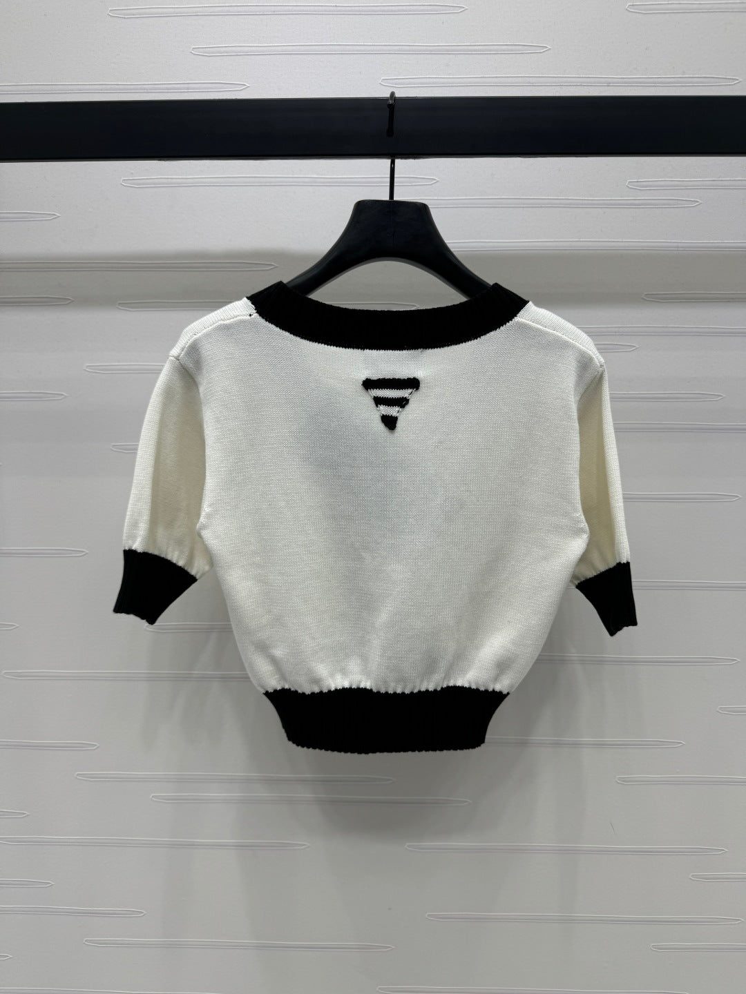 PRADA SHORT-SLEEVE KNIT TOP 269463