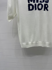 DIOR 25S MISS KNIT SHORT SLEEVE TOP 264242