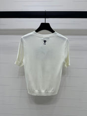DIOR 25S MISS KNIT SHORT SLEEVE TOP 264242