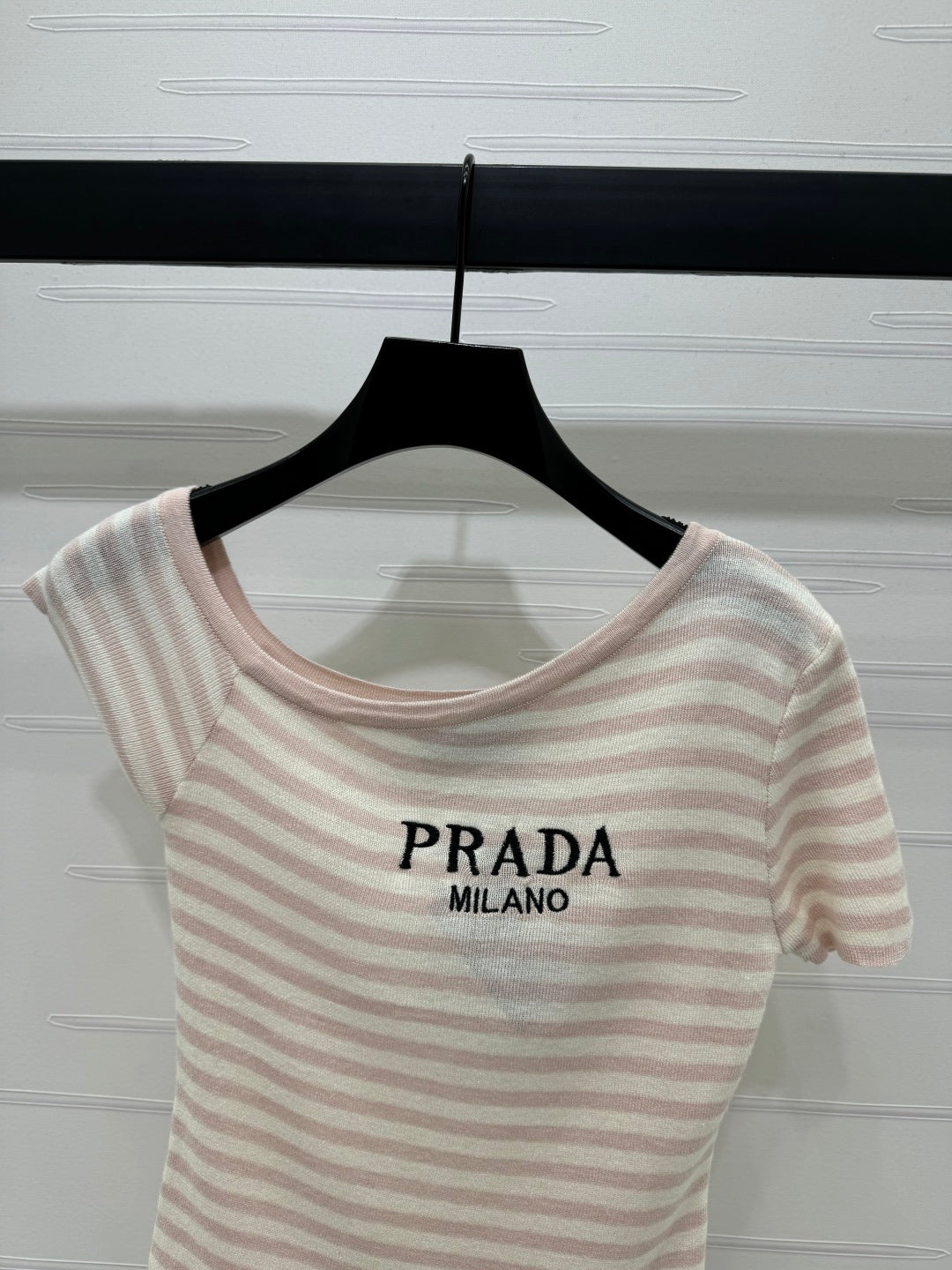 Prada 25 One-Shoulder Top Wool 233511