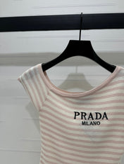 Prada 25 One-Shoulder Top Wool 233511