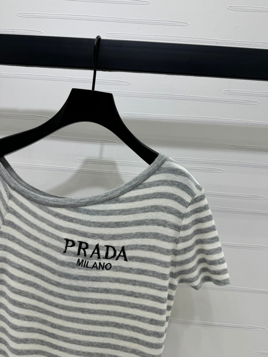 Prada 25 One-Shoulder Top Wool 233511