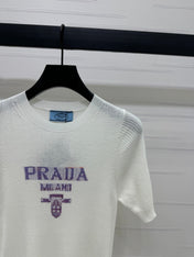 Prada 25 T-Shirt Wool with Acrylic 233531