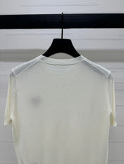 PRADA SHORT-SLEEVE EMBROIDERED LOGO T-SHIRT 269460