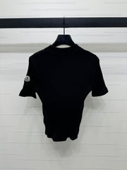 MONCLER 25S SHORT-SLEEVE KNIT TOP 255893