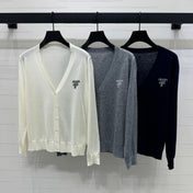 PRADA LONG-SLEEVE KNIT CARDIGAN 269461