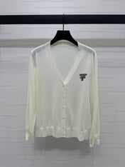 PRADA LONG-SLEEVE KNIT CARDIGAN 269461