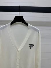 PRADA LONG-SLEEVE KNIT CARDIGAN 269461