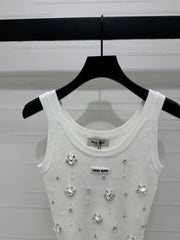 Miumiu 25 White Crop Top