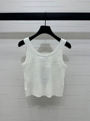 MIU 25S 3D RHINESTONE TANK TOP 264255