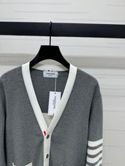 THOM 25S V-NECK KNIT CARDIGAN 264210