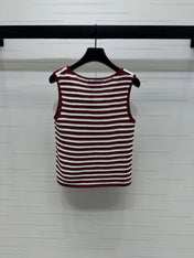 PRAD 25S STRIPED SWEATER 264183