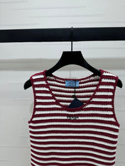 PRAD 25S STRIPED SWEATER 264183