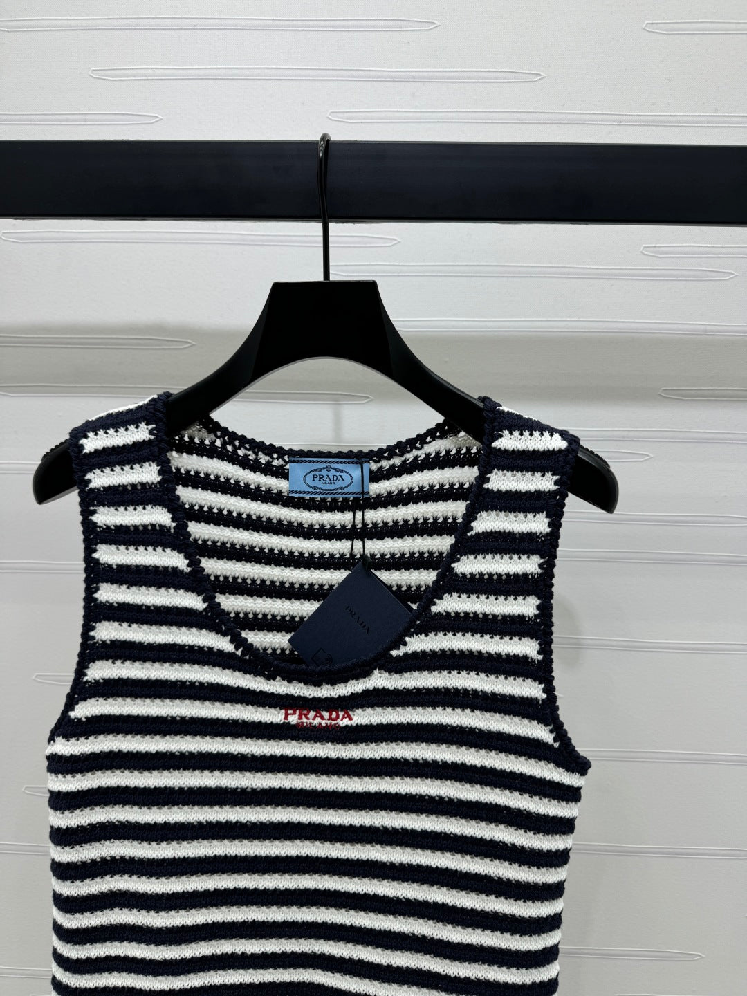 PRAD 25S STRIPED SWEATER 264182