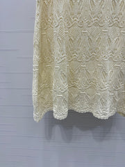 DIOR 25S HAND CROCHETED DRESS 264192