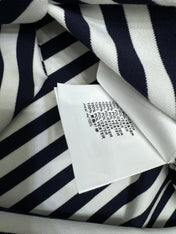 PRAD 25S STRIPED SHORT SLEEVE KNIT DRESS 264218