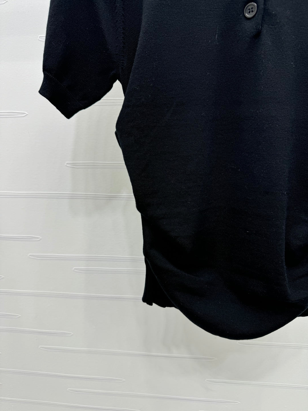 PRAD 25S SHORT SLEEVE KNIT TOP 264123