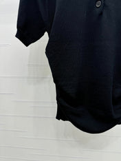 PRAD 25S SHORT SLEEVE KNIT TOP 264123