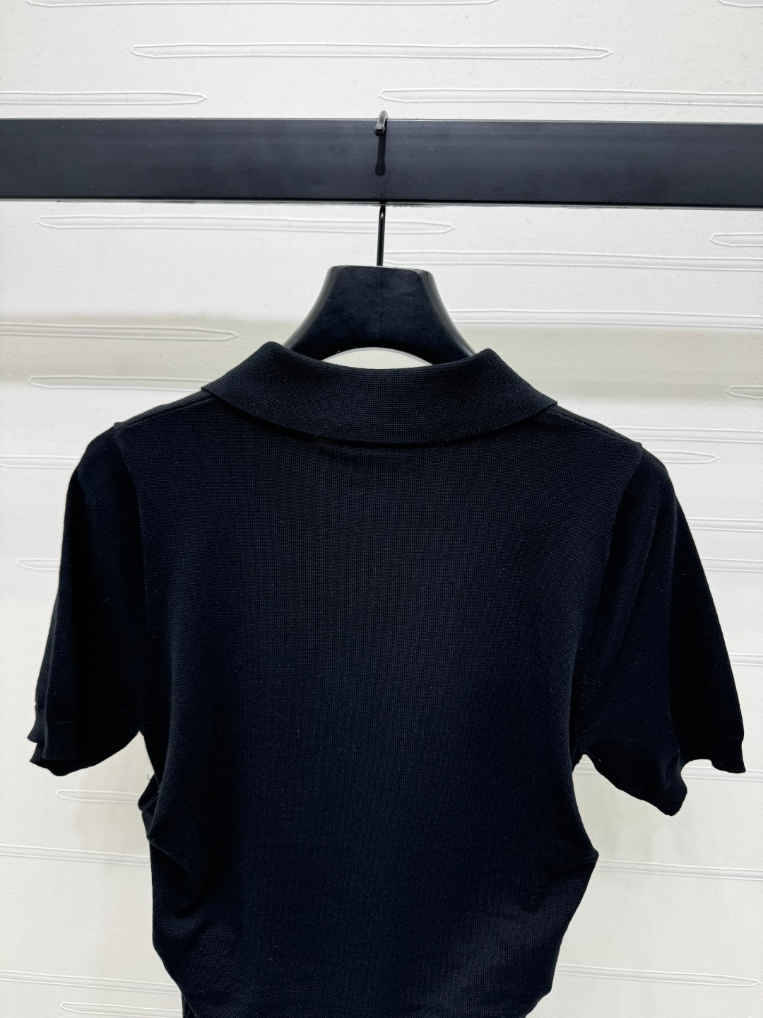 PRAD 25S SHORT SLEEVE KNIT TOP 264123