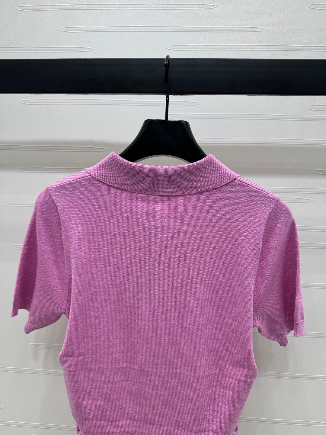 PRAD 25S SHORT SLEEVE KNIT TOP 264121