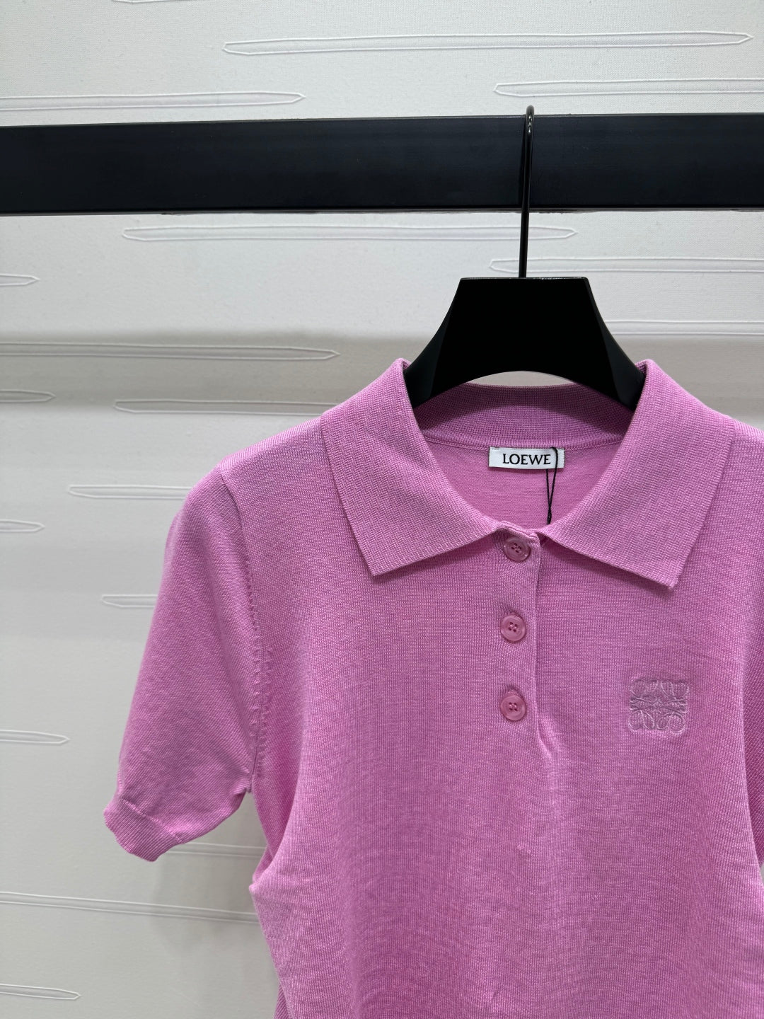 PRAD 25S SHORT SLEEVE KNIT TOP 264121