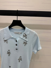 DIOR 25S RHINESTONE SWEATER 264084