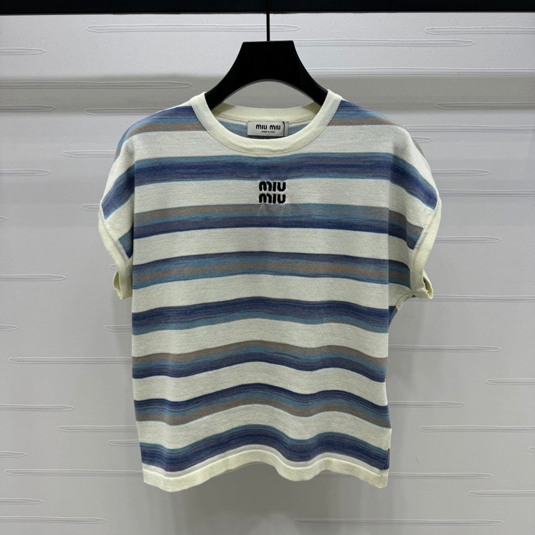 MIU 25S FLYING SLEEVE KNIT SWEATER 264147