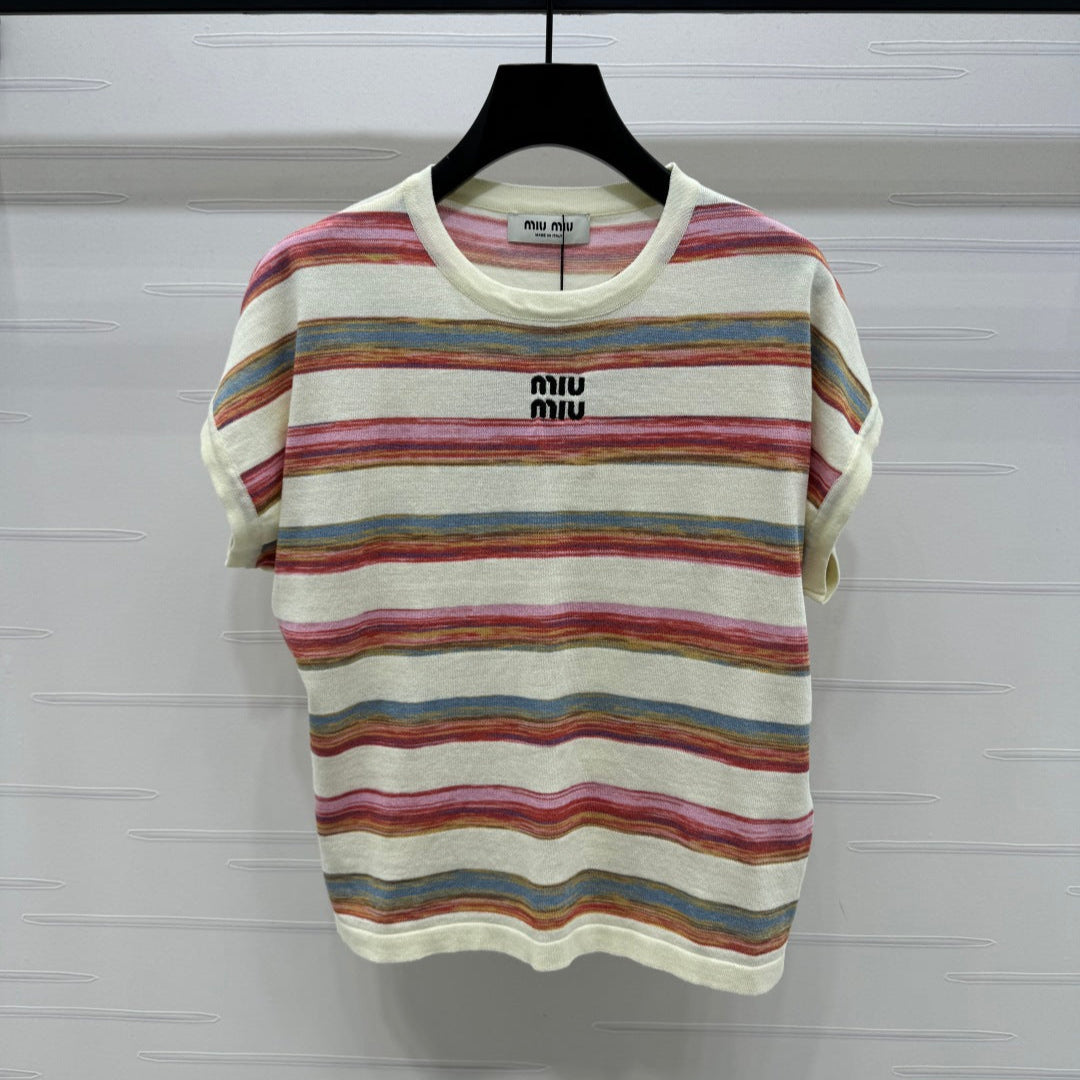 MIU 25S FLYING SLEEVE KNIT SWEATER 264146