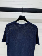 DIOR 25S BUTTERFLY WOVEN T-SHIRT 264064