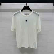 DIOR 25S BUTTERFLY WOVEN T-SHIRT 264066