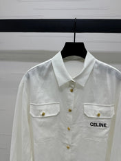 CELINE 26S SHIRT AND SHORTS SET STYLE 90
