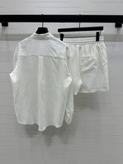 CELINE 26S SHIRT AND SHORTS SET STYLE 90