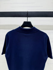 BURBERRY SHORT-SLEEVE KNITTED POLO SHIRT 274845