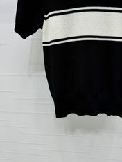 PRADA SHORT-SLEEVE CREW NECK SWEATER 269413