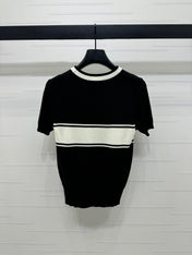 PRADA SHORT-SLEEVE CREW NECK SWEATER 269413