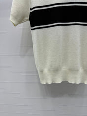 PRADA SHORT-SLEEVE CREW NECK SWEATER 269414